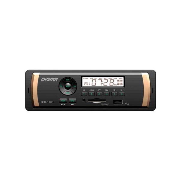 Автомагнитола Digma DCR-110G 1DIN 4x45Вт
