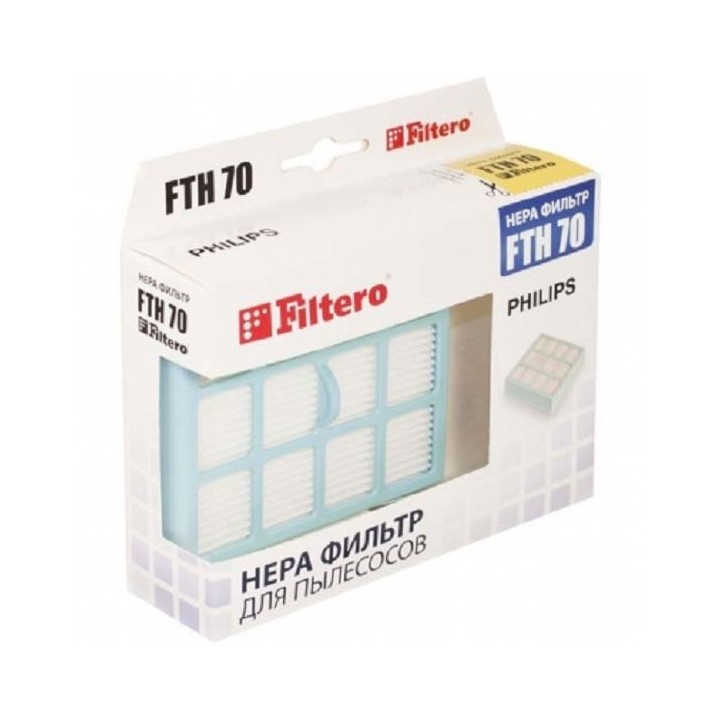 16009457575f6c7e5d0a759 Фильтры Filtero FTH 70 PHI Нерa для пылесосов Philips