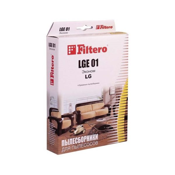 Фильтры Filtero LGE 01 (4) Эконом для пылесосов