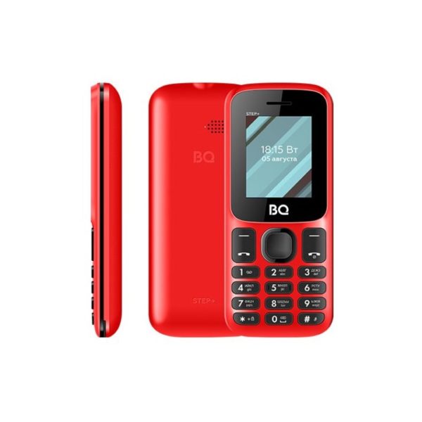 Кнопочный телефон BQ 1848 Step+ черный/красный