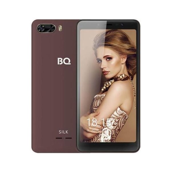 Сенсорный телефон BQ-5520L Silk коричневый