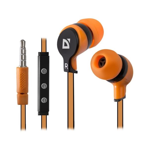 Наушники Defender Pulse 450 оранжевые