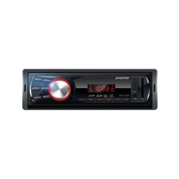 Автомагнтола Digma DCR-220R 1DIN 4x45Вт