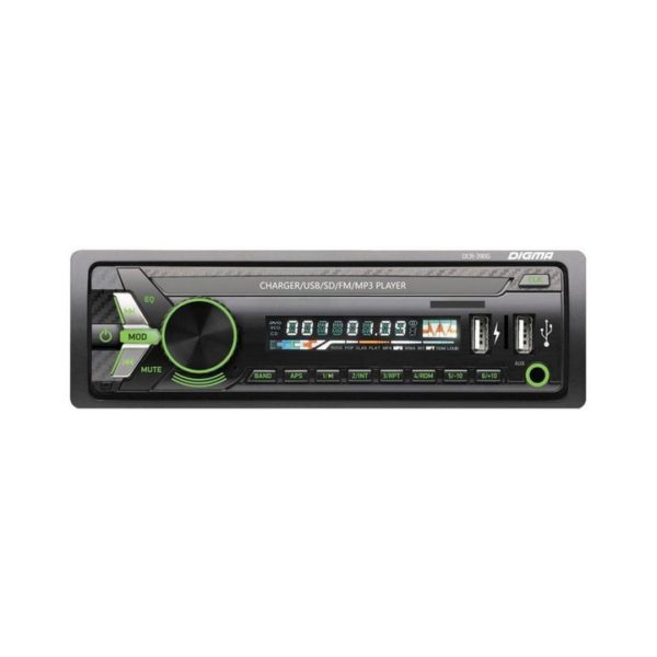 Автомагнтола Digma DCR-390G 1DIN 4x45Вт