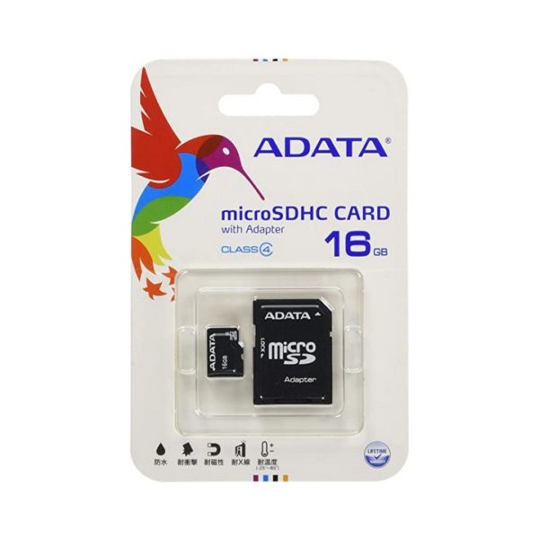 Карта памяти A-Data 16GB CLASS10AUSDH16GUICL10-RA1