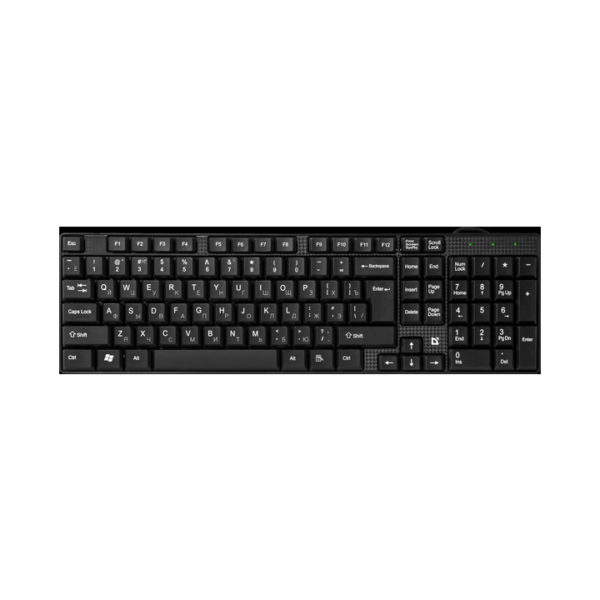Проводная клавиатура ACCENT SB-720 RUS BLACK (45720) USB
