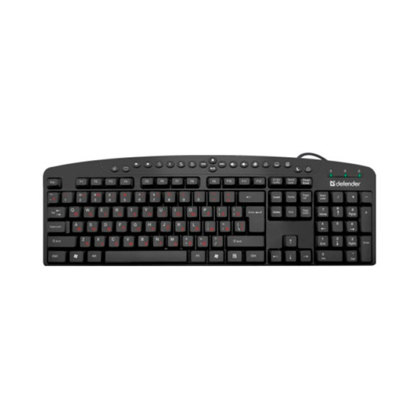Проводная клавиатура Defender ATLAS HB-450 RU BLACK (45450) USB