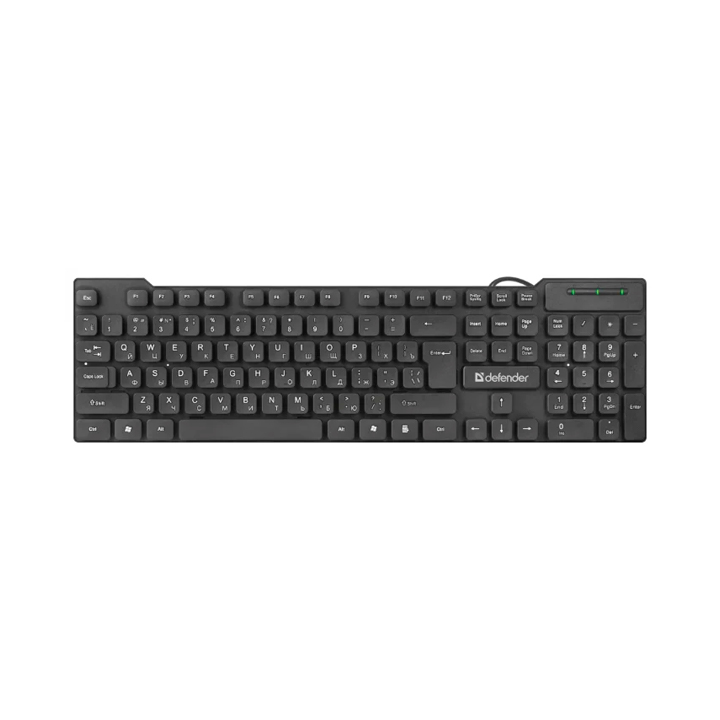 58718 Проводная клавиатура Defender Element HB-190 — изображение 1