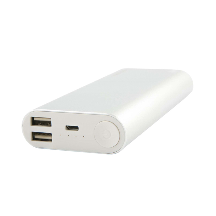 59477 Внешний аккумулятор Red Line H16 (10000 mAh), металл, серебряный — изображение 1
