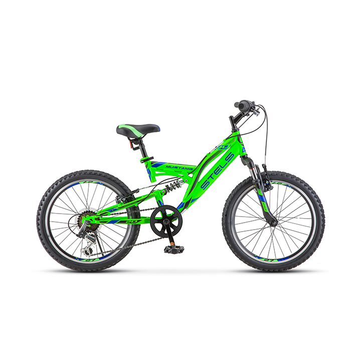 59671 Велосипед STELS Mustang V 20" (20" 6ск.) FS V010 зелёный — изображение 1