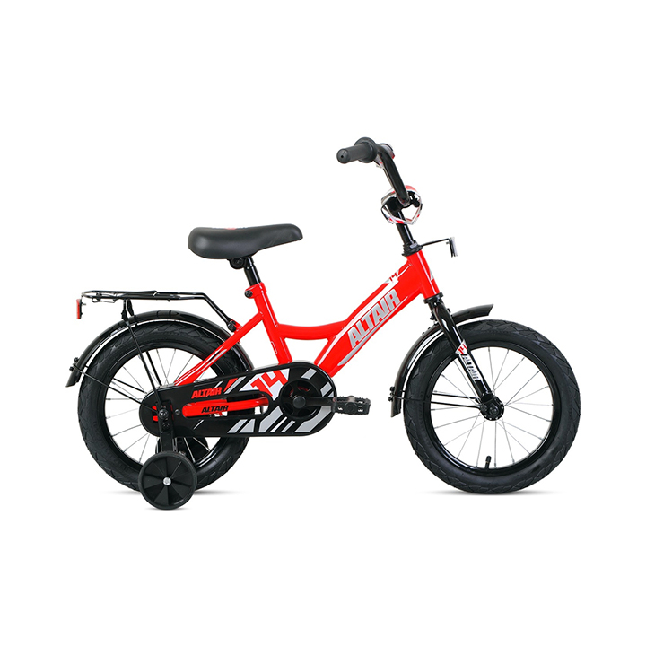 60173 Велосипед FORWARD/ALTAIR 14 KIDS (14" 1ск.) 20-21 красн./серебрист. — изображение 1