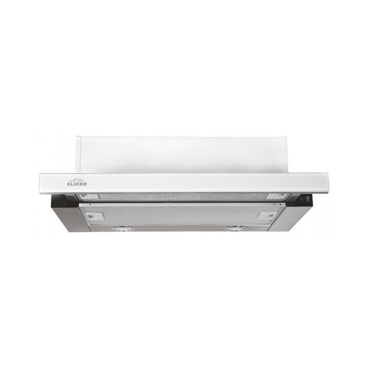 60436 Вытяжка Elikor GLASS 60П-400-В2Л белый/стекло белое — изображение 1