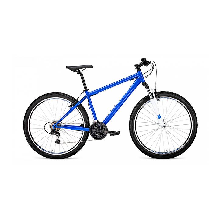 61304 Городской велосипед MTB HT 27,5 1.0 (27.5" 21ск.) 17" тёмно-синий/серебристый — изображение 1