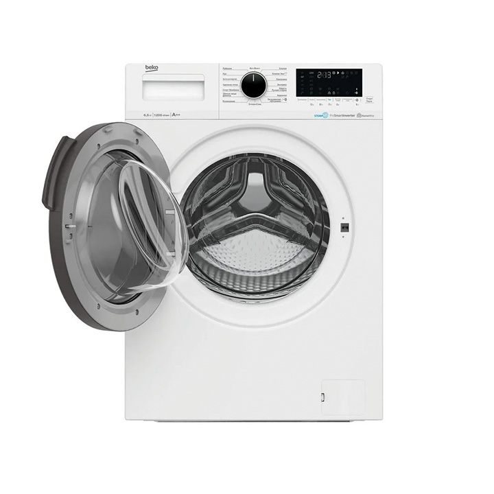 62067 Стиральная машина Beko WSPE6H616W с паром — изображение 1