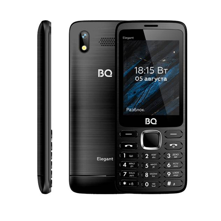 62107 Кнопочный телефон BQ 2823 Elegant Black — изображение 1