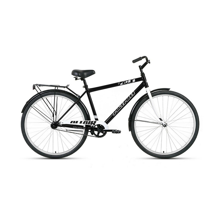 62494 Велосипед Forward CITY 28 high (28" 1 ск. рост. 19") 2022, черный/серый, RBK22AL28016 — изображение 1