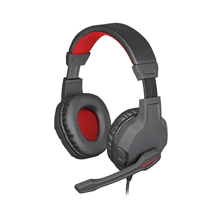 62518 Наушники Defender GAMING CUJO BLACK/RED (64505) — изображение 1