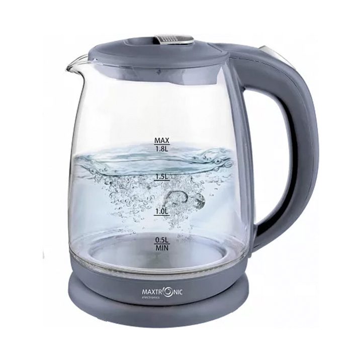 62711 Электрический чайник стекло. maxtronic MAX-410 — изображение 1