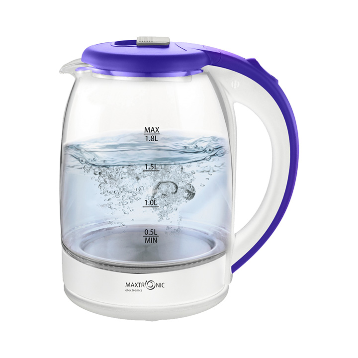62714 Электрический чайник стекло. maxtronic MAX-906 — изображение 1