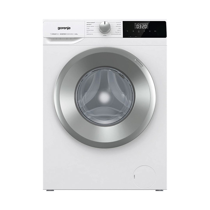 63121 Стиральная машина Gorenje W2NHPI62SCS с паром — изображение 1