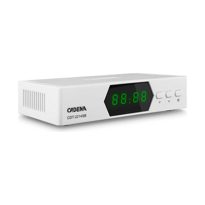 63288 ТВ приставка для цифрового телевидения Cadena CDT-2214SB белый — изображение 1