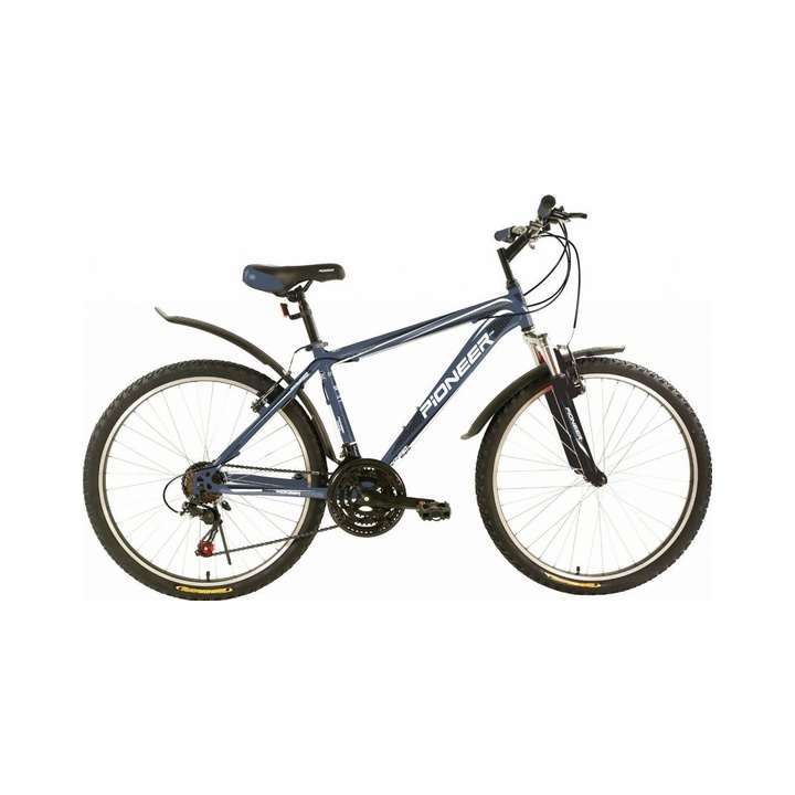 63698 Горный велосипед Pioneer Cowboy 26''/19'' black-green-gray — изображение 1