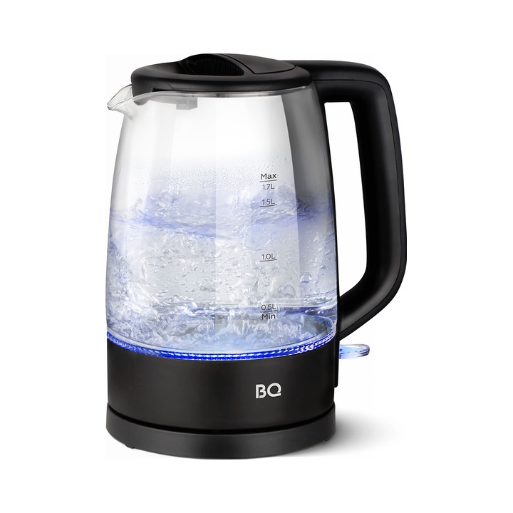 Стеклянный электрочайник BQ KT1839G Черный Стеклянный электрочайник BQ KT1839G Черный