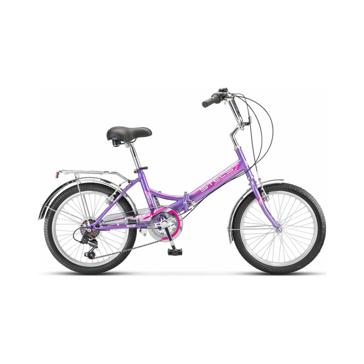 Складной велосипед STELS Pilot 450 20V(6ск.) 13" Сиреневый 26 Складной велосипед STELS Pilot 450 20V(6ск.) 13" Сиреневый 26