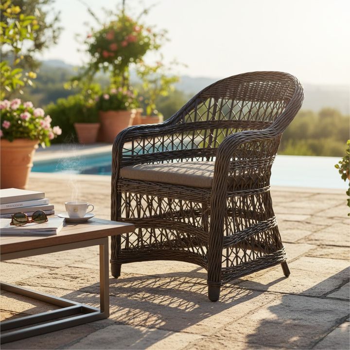 Стул для садовой мебели из экоротанга Chanel/Arena Chair Стул для садовой мебели из экоротанга Chanel/Arena Chair