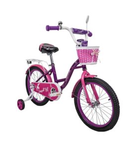 Детский велосипед NRGBIKES SEAGULL 18" violet-hot pink-white