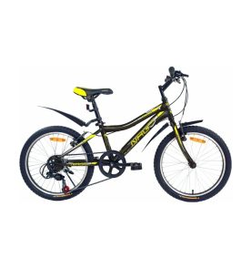 Детский велосипед NRG Bikes FALCON 20''/11'' black-lemon-silver