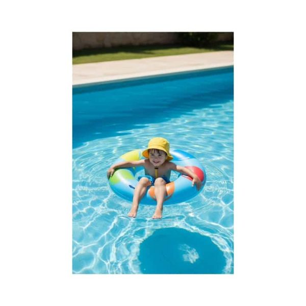 Надувной круг с ручкой Summer time Swim Ring Q25