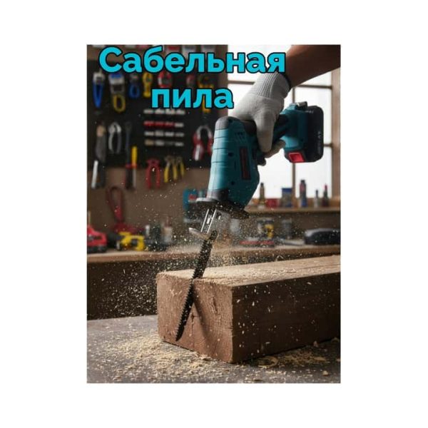 Портативная аккумуляторная сабельная пила 36v