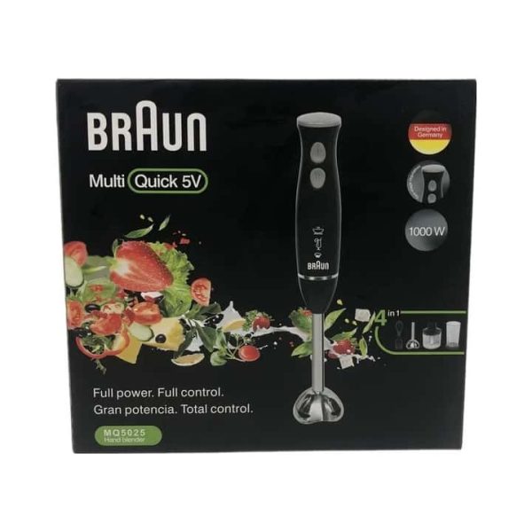 Блендер погружной BRAUN MTQ 5025, черный