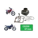 Цилиндро-поршневая группа на эндуро CG250 ( 67 )